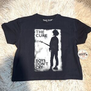 The Cure - Boys Don’t Cry cropped tee